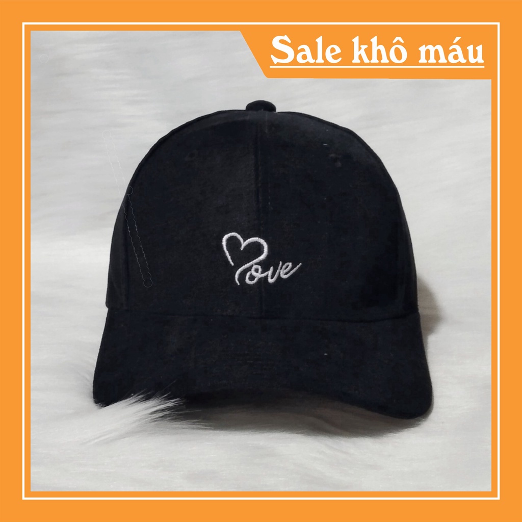 Mũ lưỡi trai, nón kết cao cấp nam nữ đẹp thêu CHỮ S2 LOVE phong cách Ulzzang unisex mã số K61