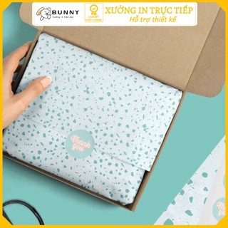 Tem Tròn Cảm Ơn Tem Giấy Decal In Sẵn Màu Xanh Pastel Thanh Lịch Phong Cách Vintage Đường Kính 3cm MoPh In Trực Tiếp