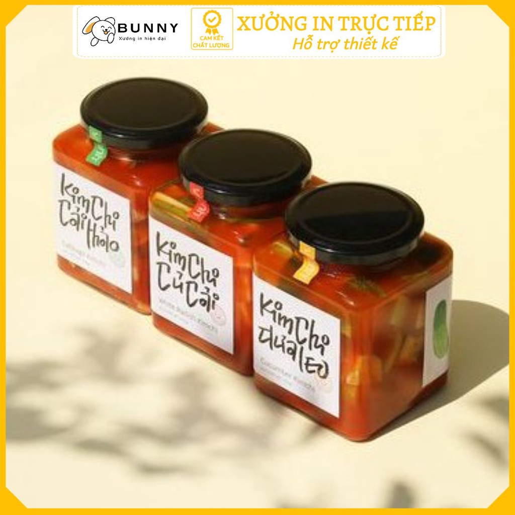 300 Tem Vuông Dán Chai Lọ Thủy Tinh Chống Nước In Theo Yêu Cầu Xưởng In Moph Mẫu Mã Đa Dạng Bền Đẹp