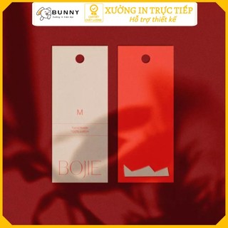 Tag Giấy Nhãn Mác Tag Quần Áo In Theo Yêu Cầu Thiết Kế Riêng Độc Đáo Xưởng In Bunny In Trực Tiếp Đảm Bảo Chất Lượng