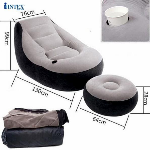 (T) Ghế hơi tựa lưng Mua ngay Ghế sofa bơm hơi đa năng INTEX Với thiết kế thông minh giúp cho bạn một cảm giác tuyệt vời