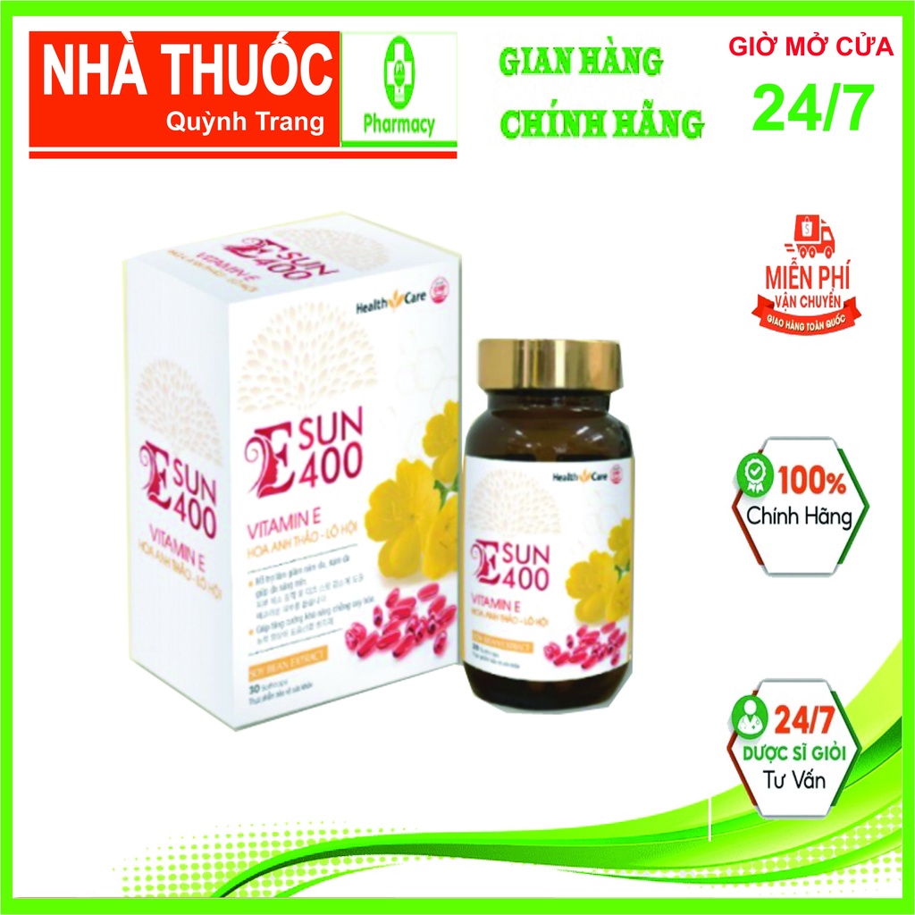 ESUN 400 – VITAMIN E (DẠNG LỌ)