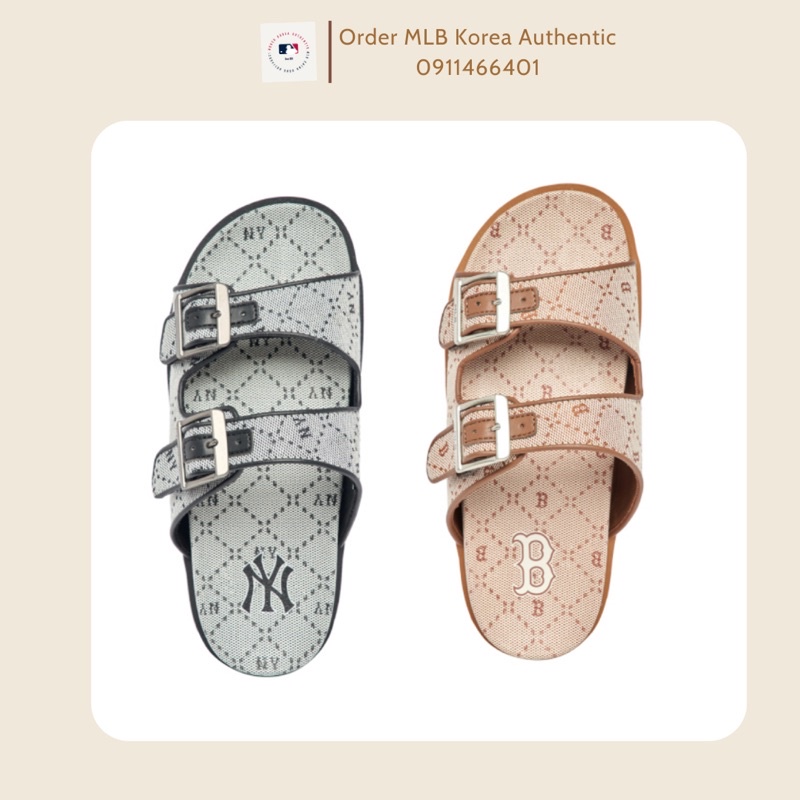 Dép MLB Chunky Sandal Dia Monogram 2023 chính hãng full tag