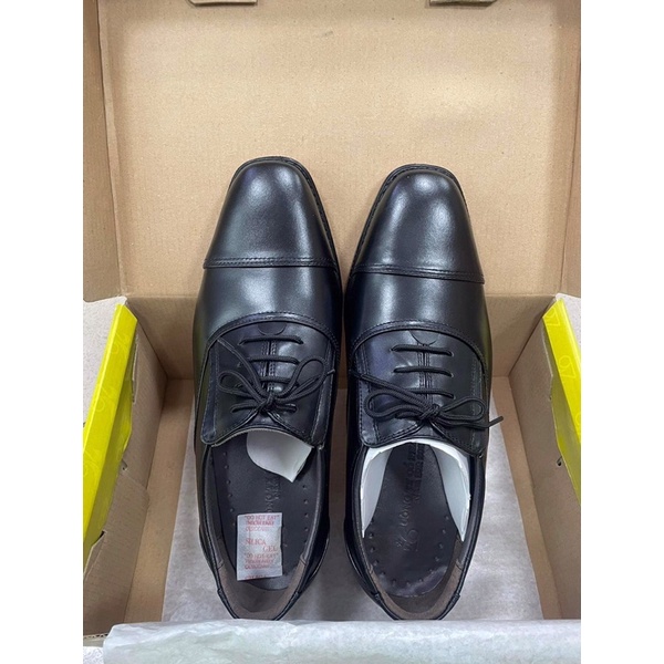 >>CHÍNH HÃNG- CÔNG TY 26<< Giày da quân đội màu đen sang trọng size 39