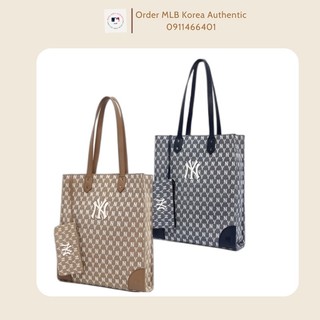 Túi Tote MLB Monogram Jacquard 2021 chính hãng full tag