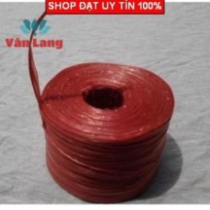 1m Dây buộc hàng loại đẹp, dây nilong, dây dứa màu đỏ siêu dai bền