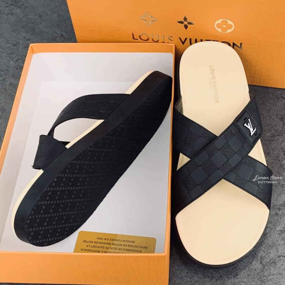 Dép lê icon quai ngang , dép DSQ2 nam quai ngang vẩy sơn mới nhất đế cao su chống thấm nước fullbox hot trend 2023