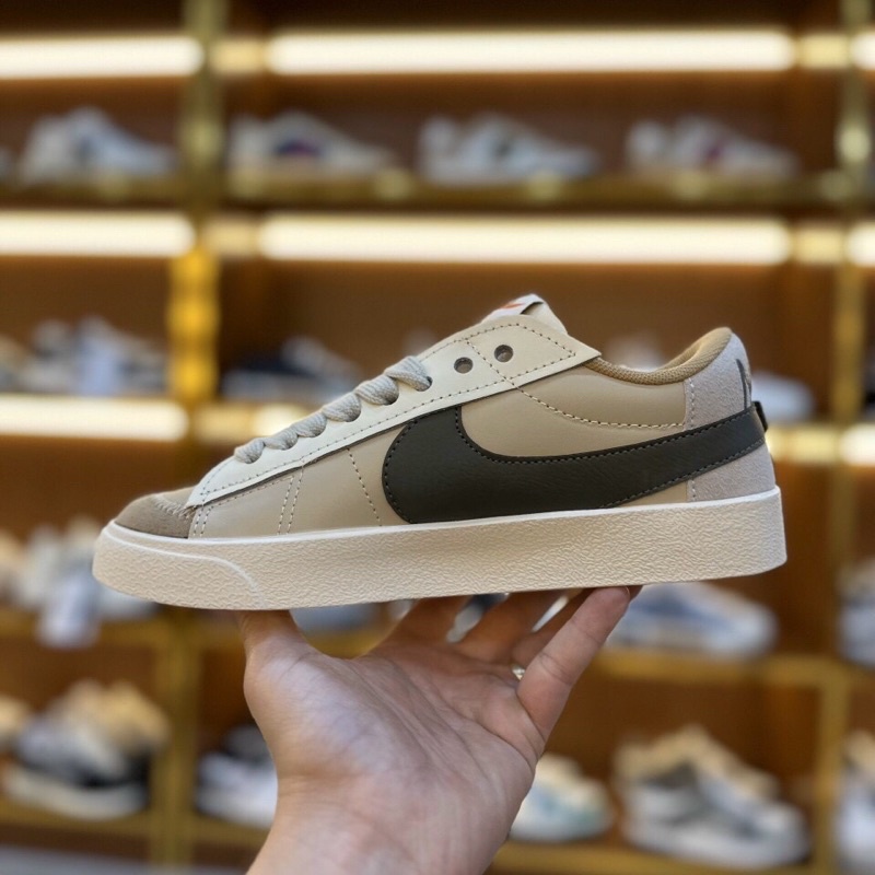 Giày Blazer Jumbo Brown White Trắng Nâu