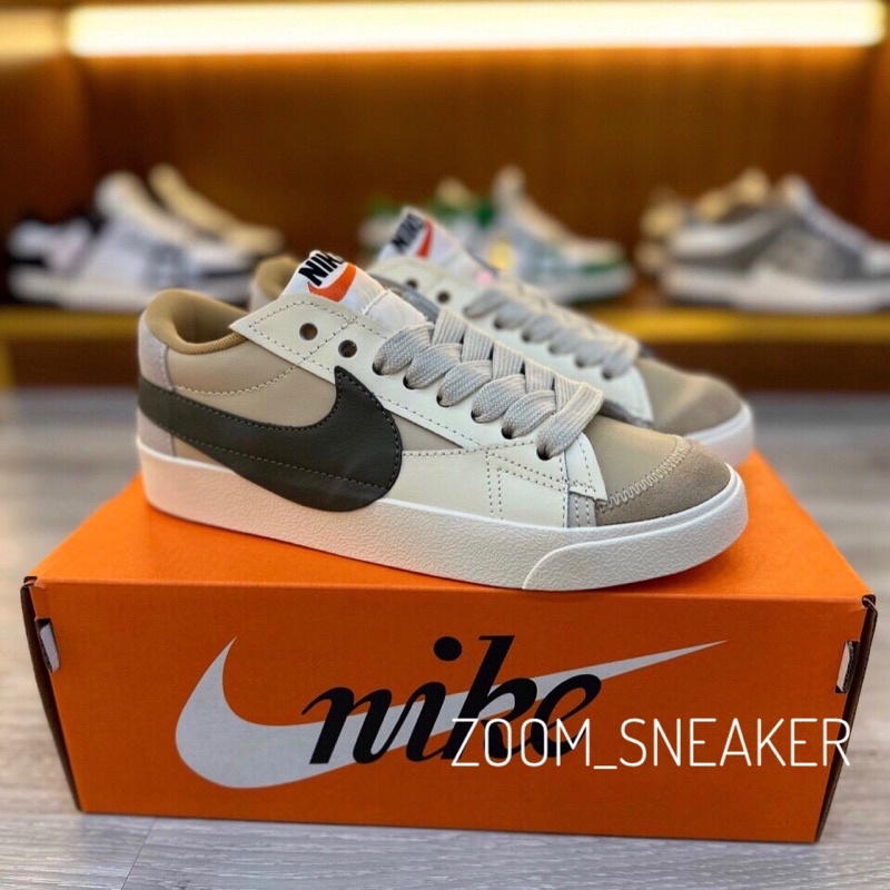 Giày Blazer Jumbo Brown White Trắng Nâu