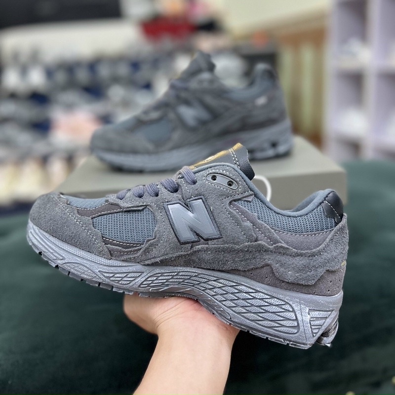 Giày Newblance 2002R Gore Tex Magnet Grey - Nb2002r Đen Da Lộn