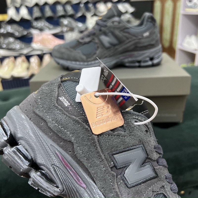 Giày Newblance 2002R Gore Tex Magnet Grey - Nb2002r Đen Da Lộn