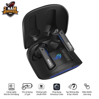 Tai nghe chơi game in-ear không dây ROG Cetra True Wireless Khử ồn chủ động , Pin 27h,Sạc nhanh