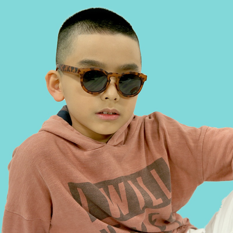 Kính Mát Thời Trang Trẻ Em REAL SHADES Phong Cách Tortoise 6+ 4CHICHE