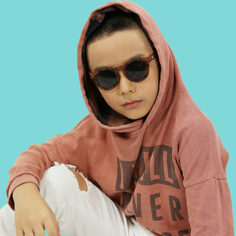 Kính Mát Thời Trang Trẻ Em REAL SHADES Phong Cách Tortoise 6+ 4CHICHE