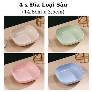 Đĩa Nhựa Lúa Mạch Vuông