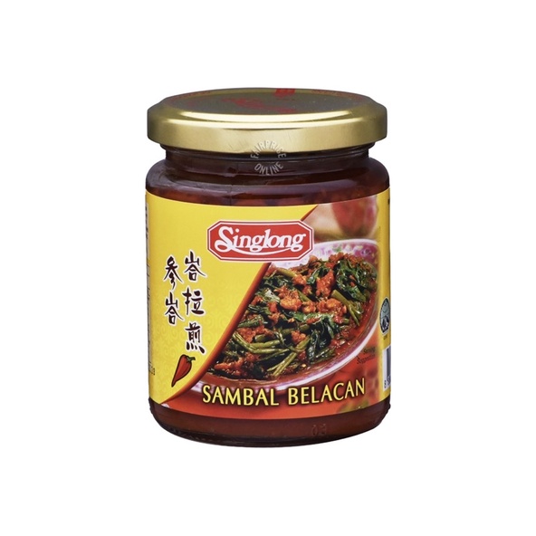 Lọ Sambal Chili Belacan Sauce Singlong 230gr
