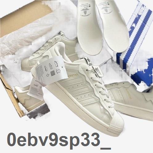 TỰ NHIÊN Giày thể thao adidas superstar 2022 màu kem sữa ,Hồng Xanh, giày adidas mũi sò nam nữ bản mới nhất Full box