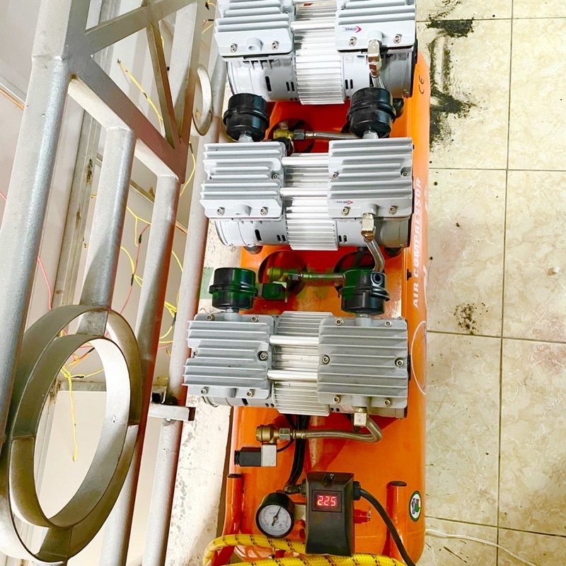 Máy Nén Khí - Máy Hơi Shark SKD-100N 3 Đầu Nén 100 Lít - Thiết Bị Khí Nén