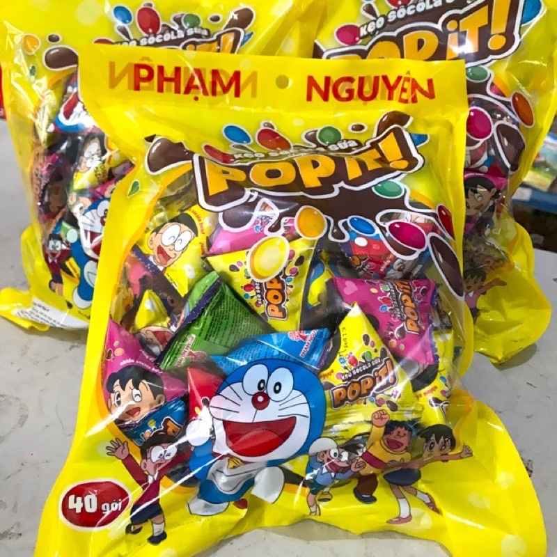 Gói Kẹo Socola Sữa Popit Pham Nguyên 240g