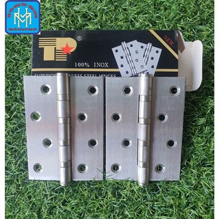 Bản lề lá inox 12.5F ( 1 cặp 2 cái)