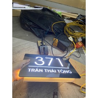 [In Thanh Phong] Đèn Led biển số nhà thiết kế theo yêu cầu
