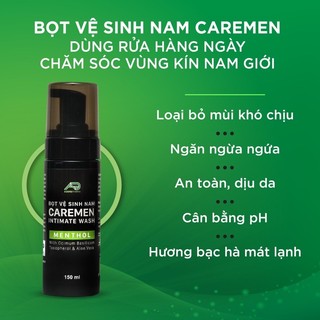 Bọt vệ sinh nam Caremen - chai 150ml