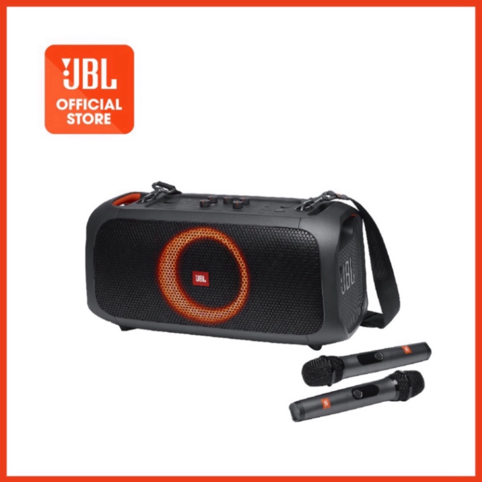 NEW Loa Bluetooth JBL Partybox On The Go (Tặng kèm 2 Micro không dây) - Hàng Chính Hãng ( sale ) Miễn phí giao hàng .