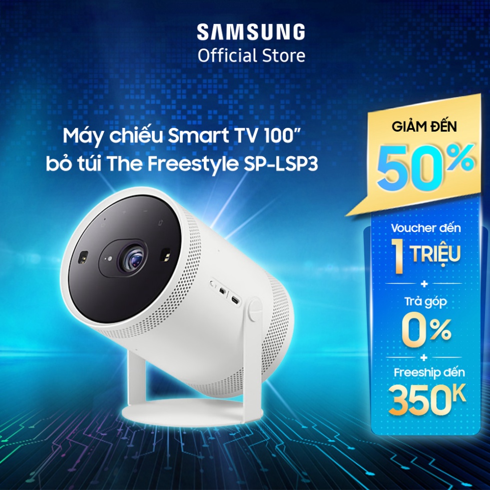 [  Máy chiếu Smart TV 100 inch bỏ túi The Freestyle SPLSP3 Hàng chính hãng ]