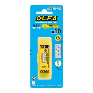 Hộp 10 lưỡi dao olfa skb-10/10b