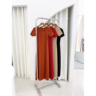 ĐẦM BODY THUN CỔ TRÒN