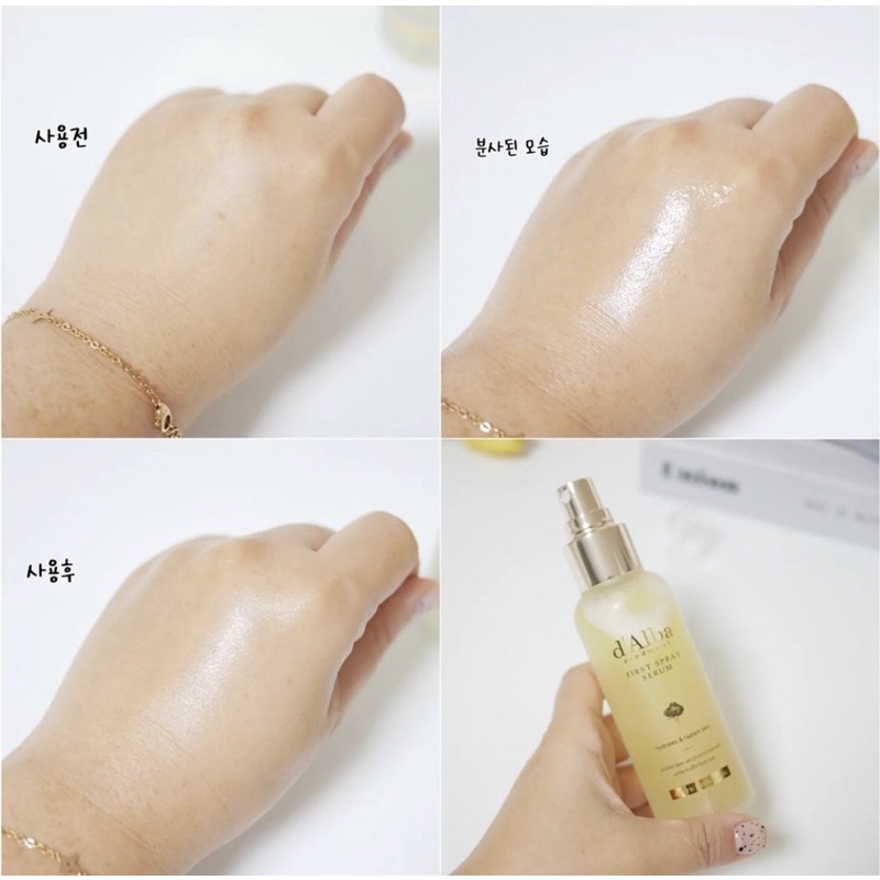 100ml  Tinh chất xịt khoáng dưỡng trắng da D’Alba First Spray Serum