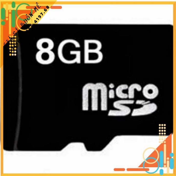 THẺ NHỚMIỄN PHÍ VẬN CHUYỂNTHẺ NHỚ MICRO SD 8G CAO CẤP CHUYÊN DỤNG