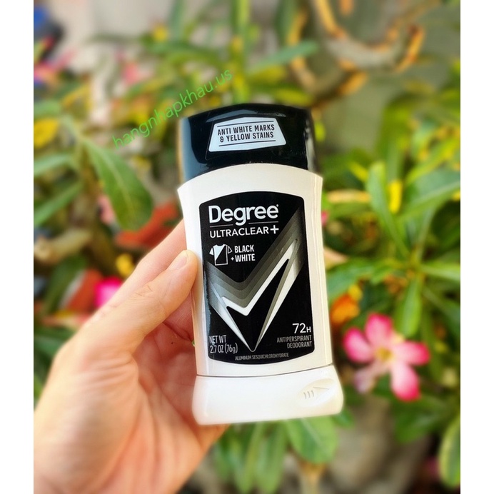 Sáp khử mùi Degree UltraClear Black White (76g) - MADE IN USA.