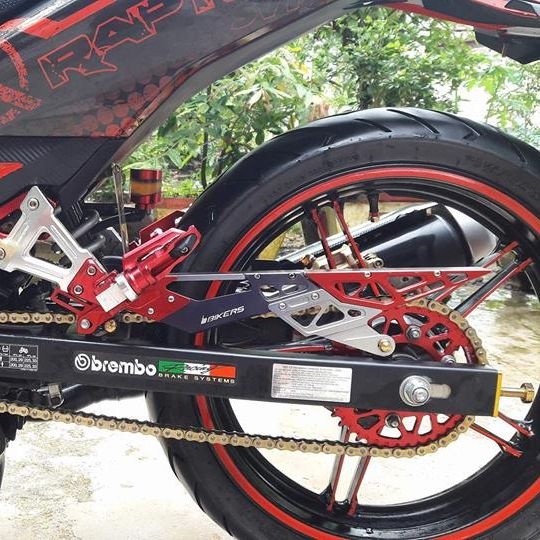 Cacte Che Sên Xe Máy Bằng Nhôm CNC Gắn Cho Exciter 150, Winner, Sonic...v.v