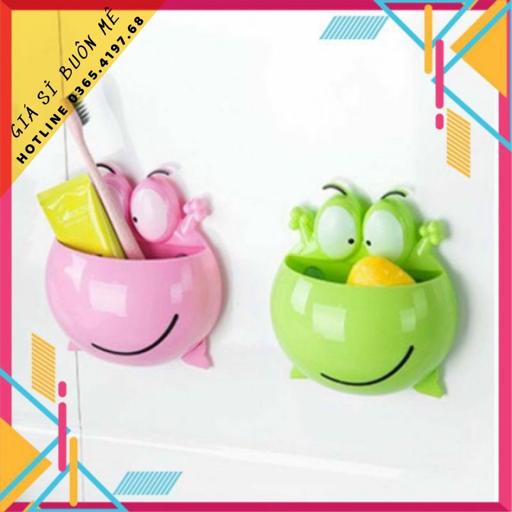 GIÁ ĐỰNG BÀN CHẢI ĐÁNH RĂNG FREESHIP GIÁ ĐỂ KEM ĐÁNH RĂNG HÌNH CHÚ ẾCH NGỘ NGHĨNH TRANG TRÍ PHÒNG TẮM SINH ĐỘNG