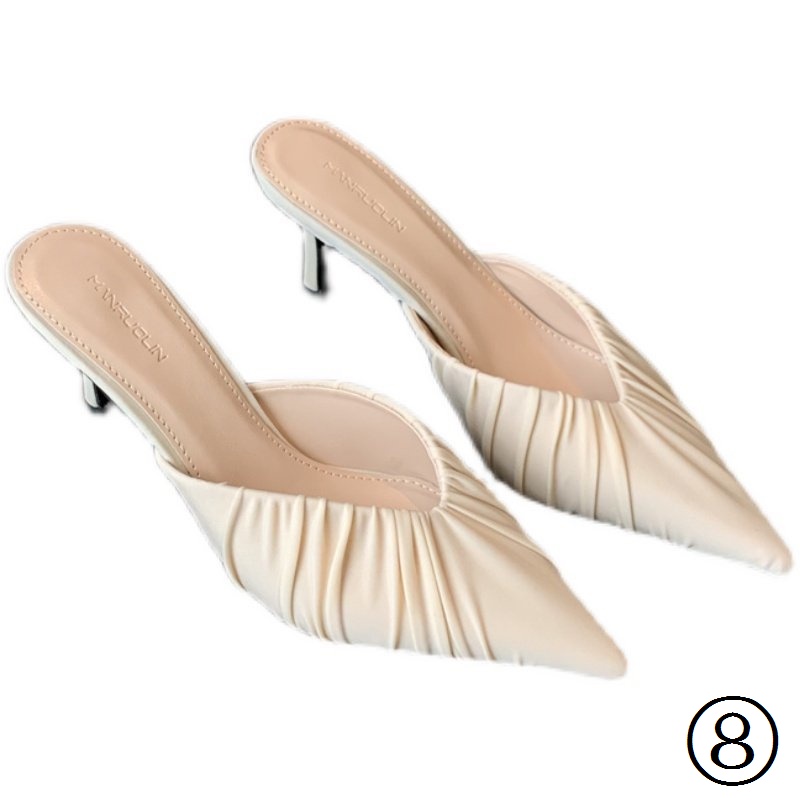 Weiweiwei Dép Cao Gót Mũi Nhọn Thời Trang Mùa Hè Cho Nữ