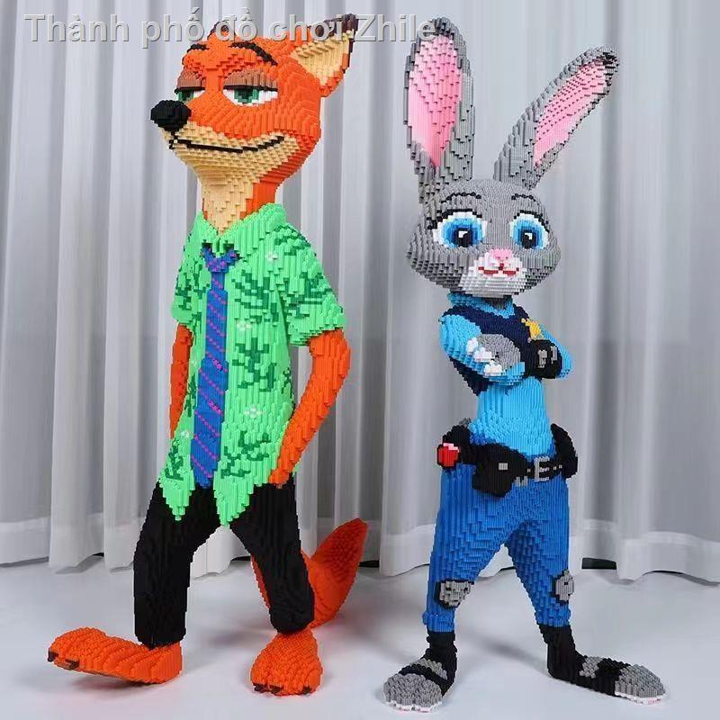 🔥COD&Hàng sẵn sàng🔥Quá Khổ Thỏ Judy Big Nick Fox Tương Thích Lắp Ráp Đồ Chơi Giáo Dục Bé Trai Và Bé Gái Tặng Tran