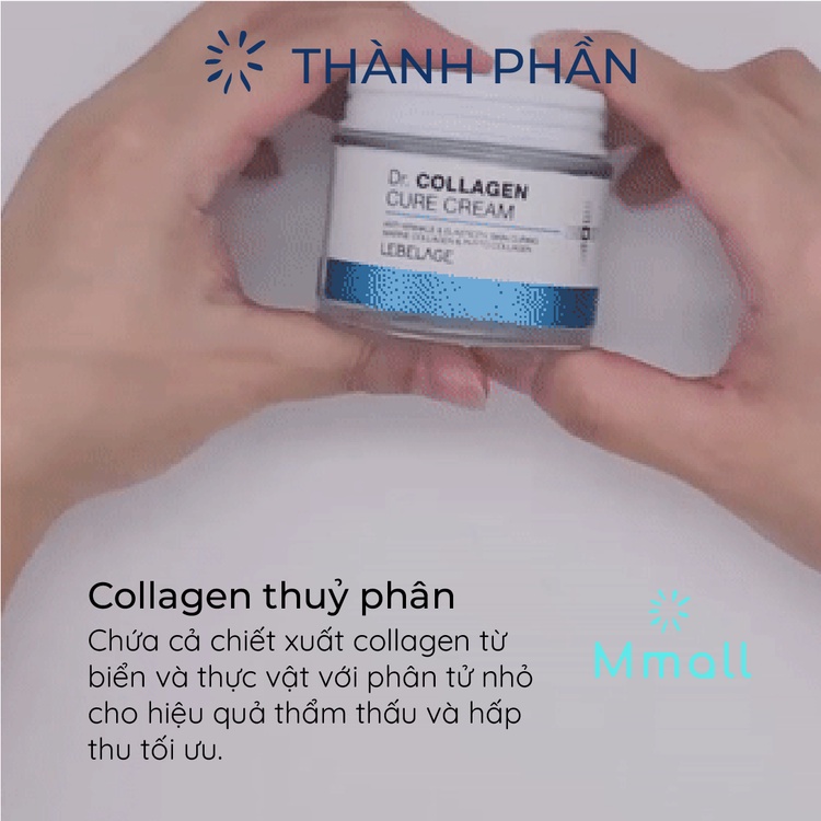Kem dưỡng ẩm collagen Hàn Quốc Lebelage Dr. Collagen Cure Cream chống lão hoá ngừa vết nhăn dùng ngày và đêm 70ml