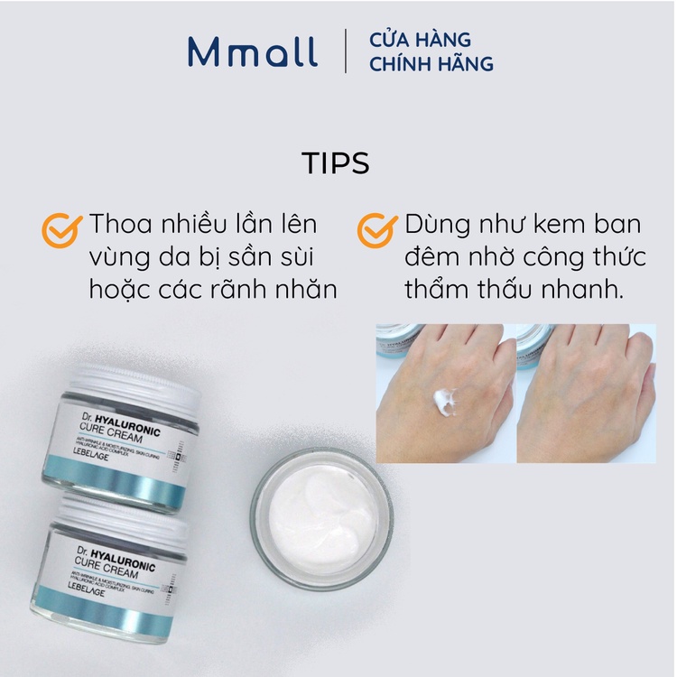 Kem dưỡng ẩm collagen Hàn Quốc Lebelage Dr. Collagen Cure Cream chống lão hoá ngừa vết nhăn dùng ngày và đêm 70ml