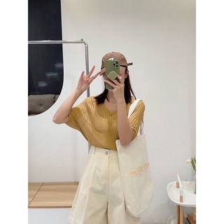 Áo len mongtoghi cộc tay AL48