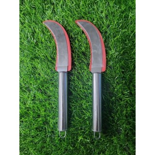 Dao lưỡi liềm cán inox mini