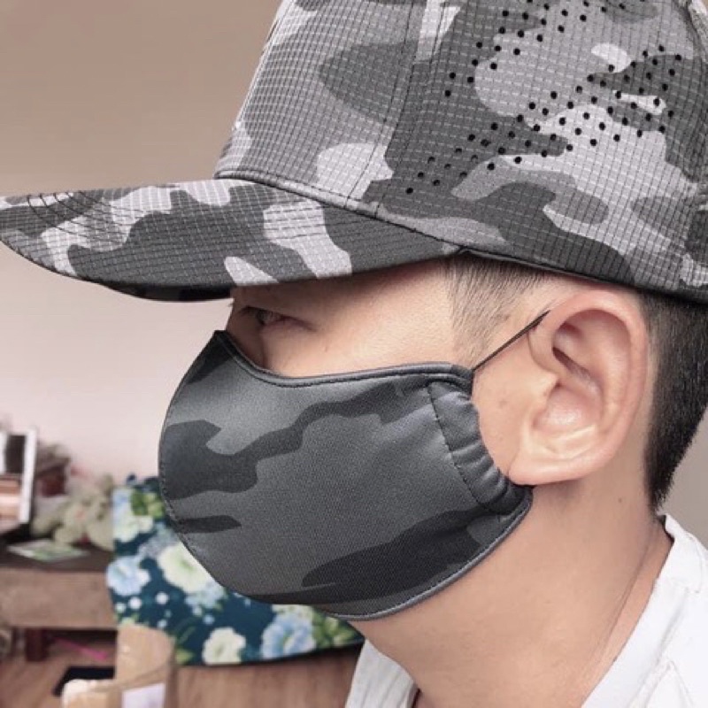 Combo 5 khẩu trang vải đen cool ngầu