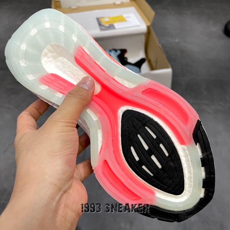 Giày chạy Ultra boost đen xanh full box| Đế hạt nén