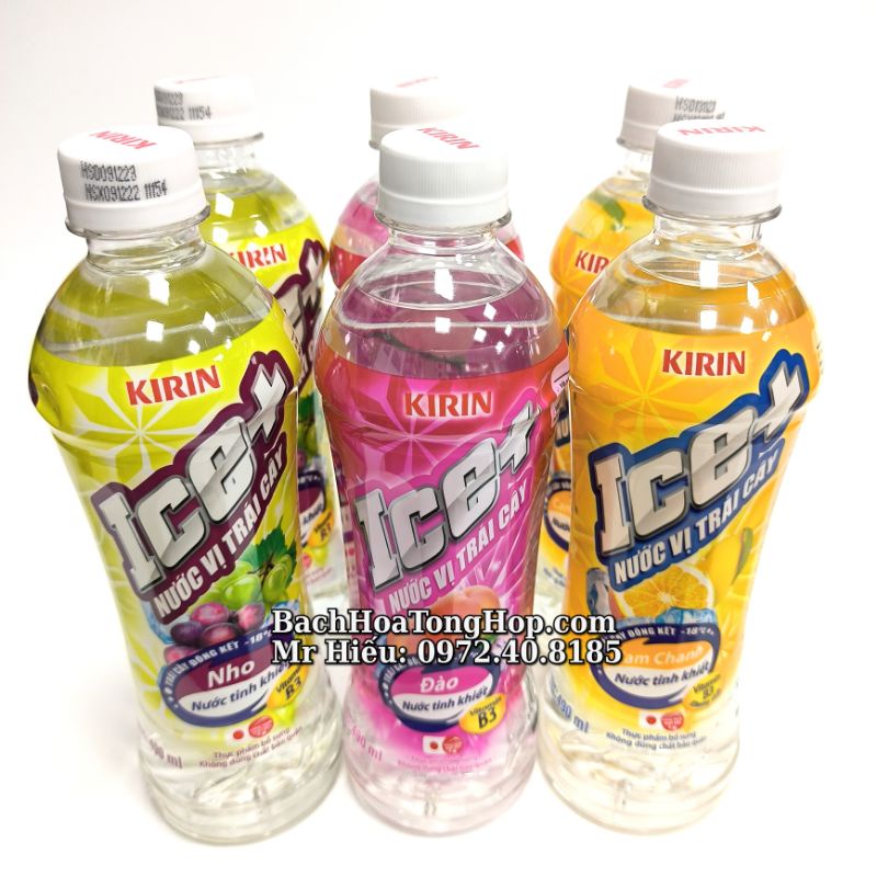 Combo 6 chai Nước vị trái cây Ice 500ml