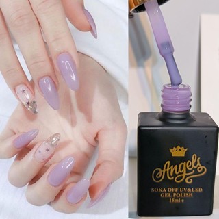 Sơn gel màu thạch tím nhẹ nhàng-sơn gel angels
