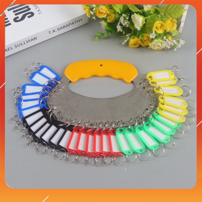 Combo 50 Thẻ chú thích hành lý, lưu lại chìa khóa, thẻ tên name tag ghi tin tức Tay nắm viết số thứ tự