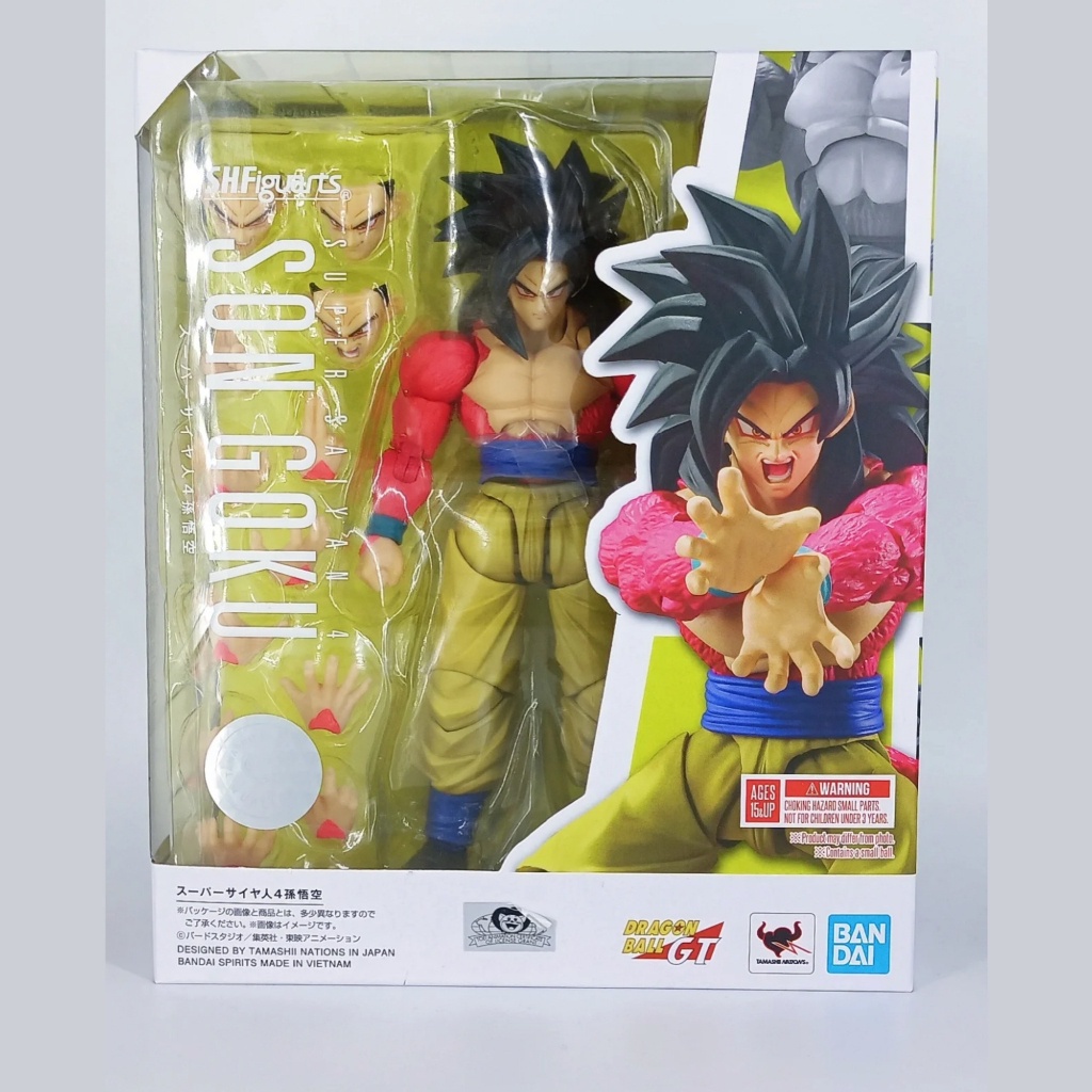 Đồ Chơi Mô Hình Chính Hãng SHFiguarts: Son Goku SSJ4  Dragon Ball GT SHF