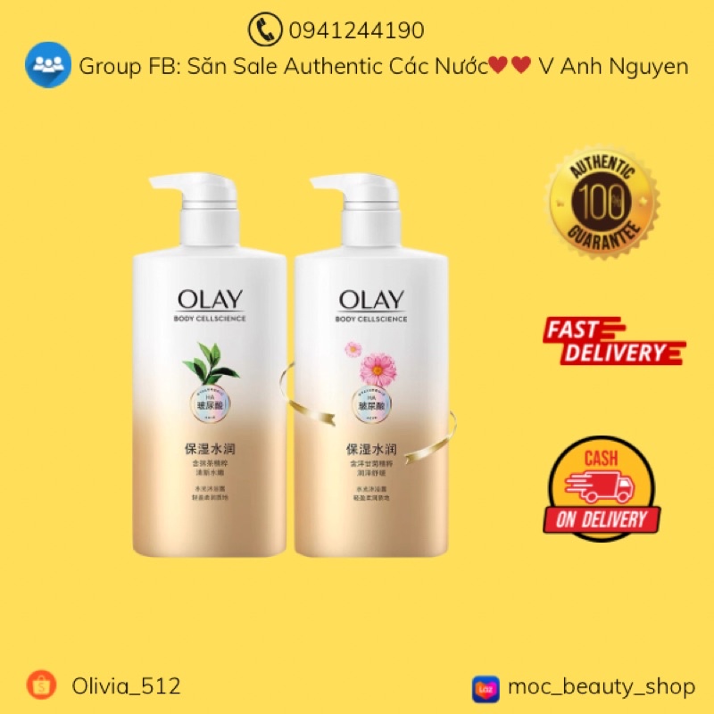 Sữa tắm olay chai 730ml
