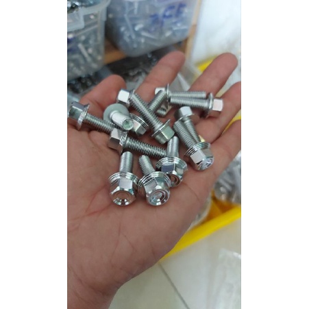 Ốc 8li đầu trụ Salaya 8li15 8li20 8li25 8li30 8li40 8li50 8li60 gắn pát heo gác chân v.v...