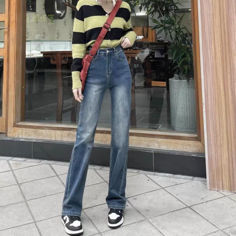 đc Hot Quần ống đứng màu xanh đậm mài giữa DC c | BigBuy360 - bigbuy360.vn